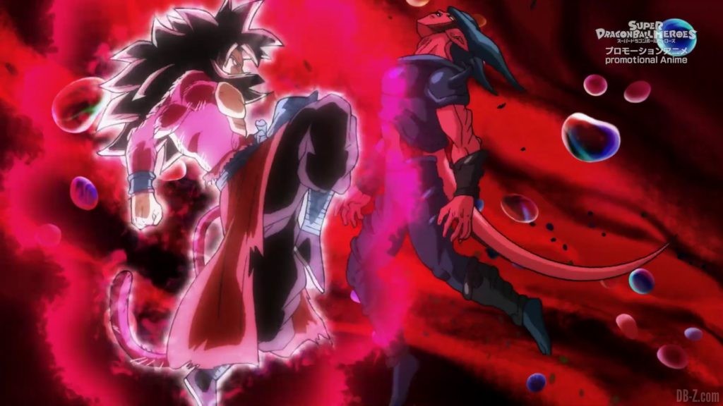 SDBH Big Bang Mission Episode 6 2020 08 27 Image 36 Super Full Power Saiyan 4 Goku et Vegeta