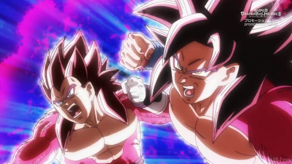 SDBH Big Bang Mission Episode 6 2020 08 27 Image 43 Super Full Power Saiyan 4 Goku et Vegeta
