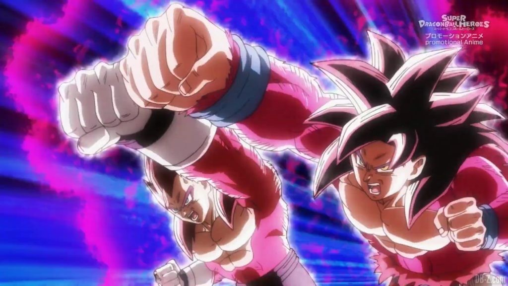 SDBH Big Bang Mission Episode 6 2020 08 27 Image 44 Super Full Power Saiyan 4 Goku et Vegeta