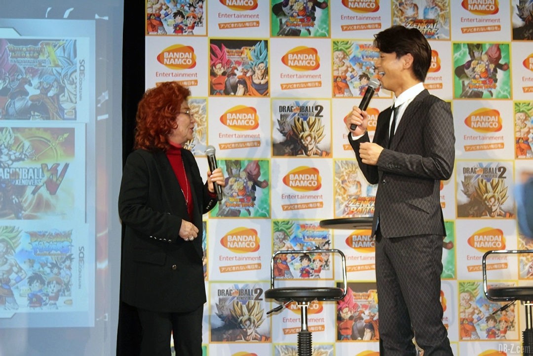 Masako Nozawa et Kiyoshi Hikawa chez Bandai Namco