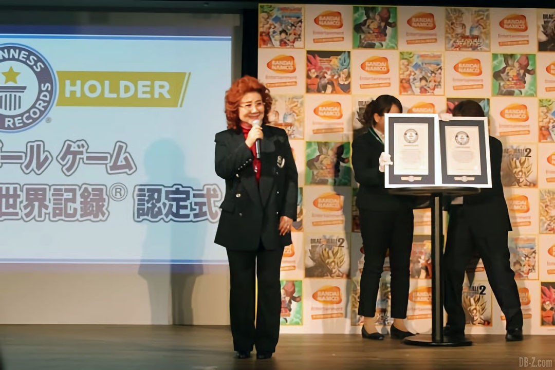 Masako Nozawa va recevoir ses records du monde