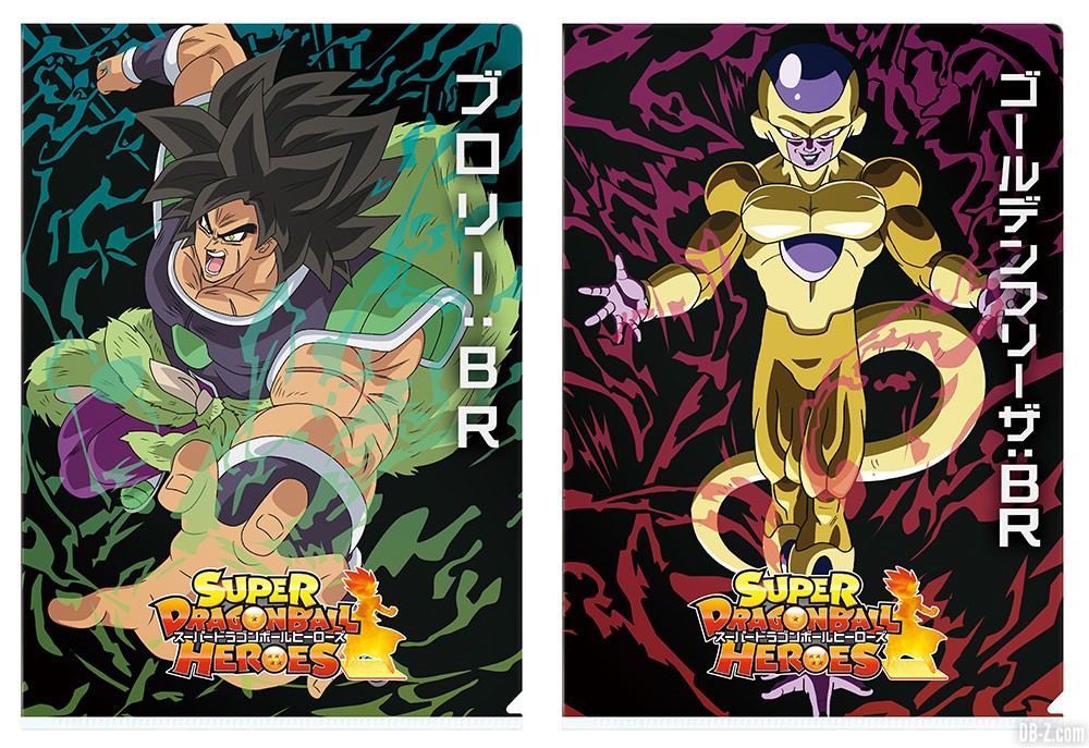 Clearfile Dragon Ball Broly DBS et Golden Freezer
