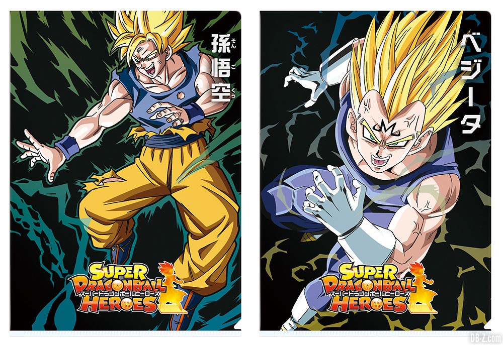 Clearfile Dragon Ball Goku et Majin Vegeta