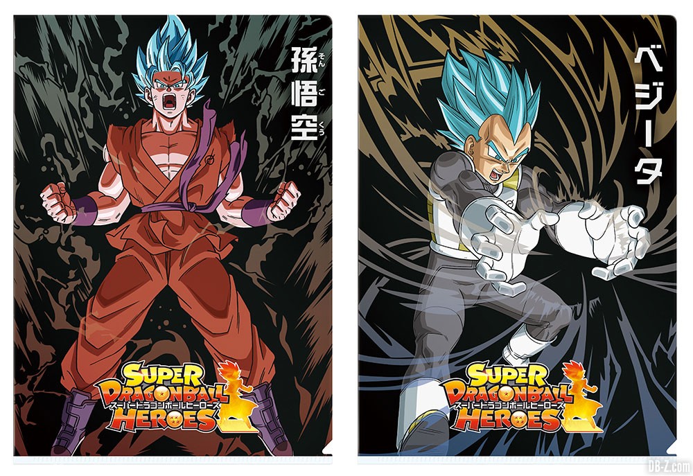 Clearfile Dragon Ball Goku et Vegeta SSGSS