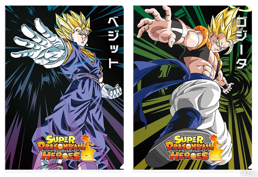 Clearfile Dragon Ball Vegetto et Gogeta