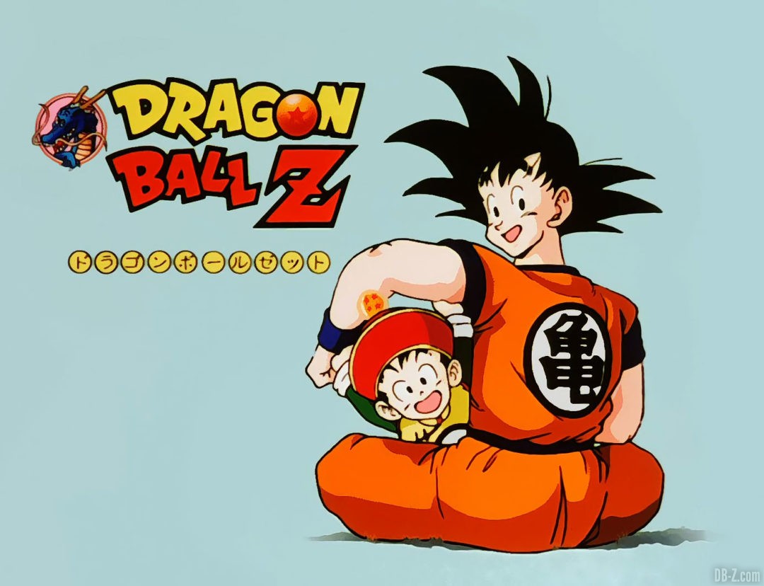 Eyecatch Dragon Ball avec Goku et Gohan