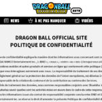 Site officiel Dragon Ball