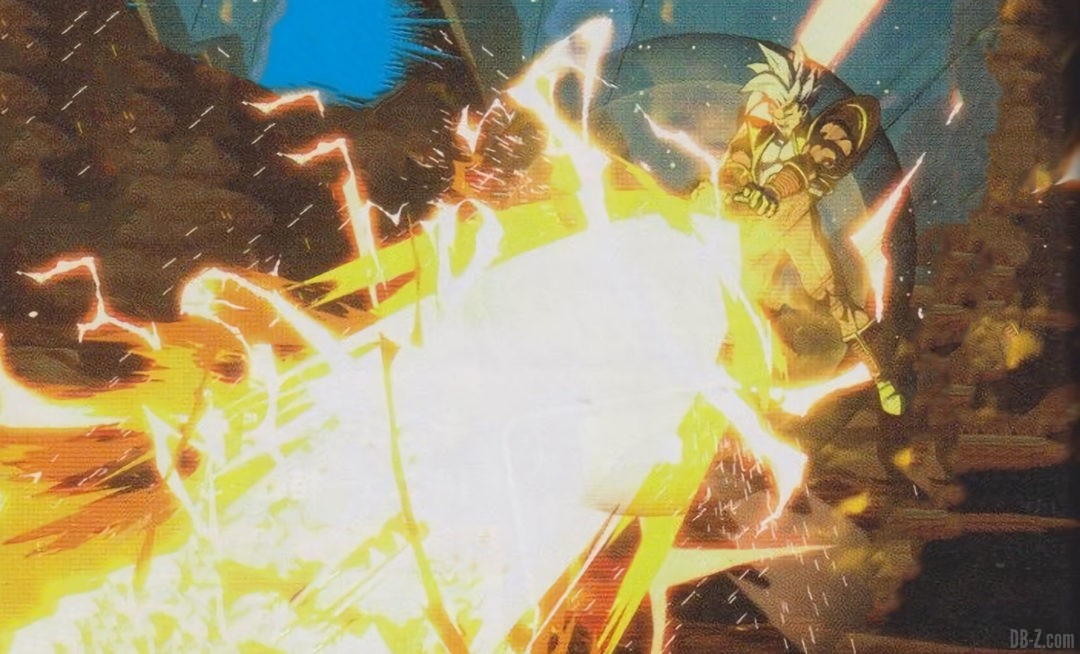 Vague denergie a pleine puissance de Super Baby 2 Dragon Ball FighterZ