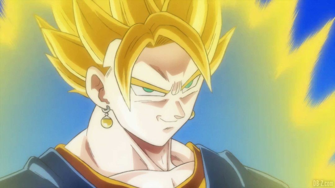 Vegetto Super Saiyan sourit