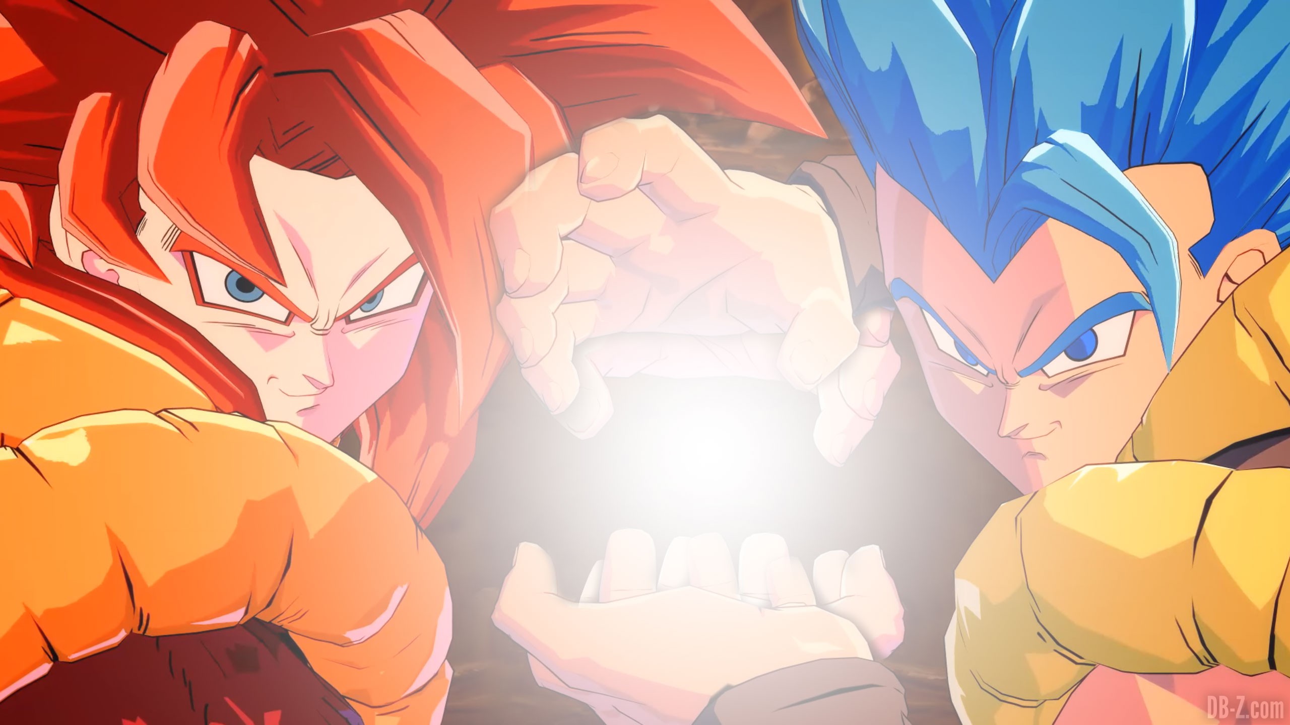 Dragon Ball FighterZ Les Dramatic Finish de GOGETA SS4 vs GOGETA SSB