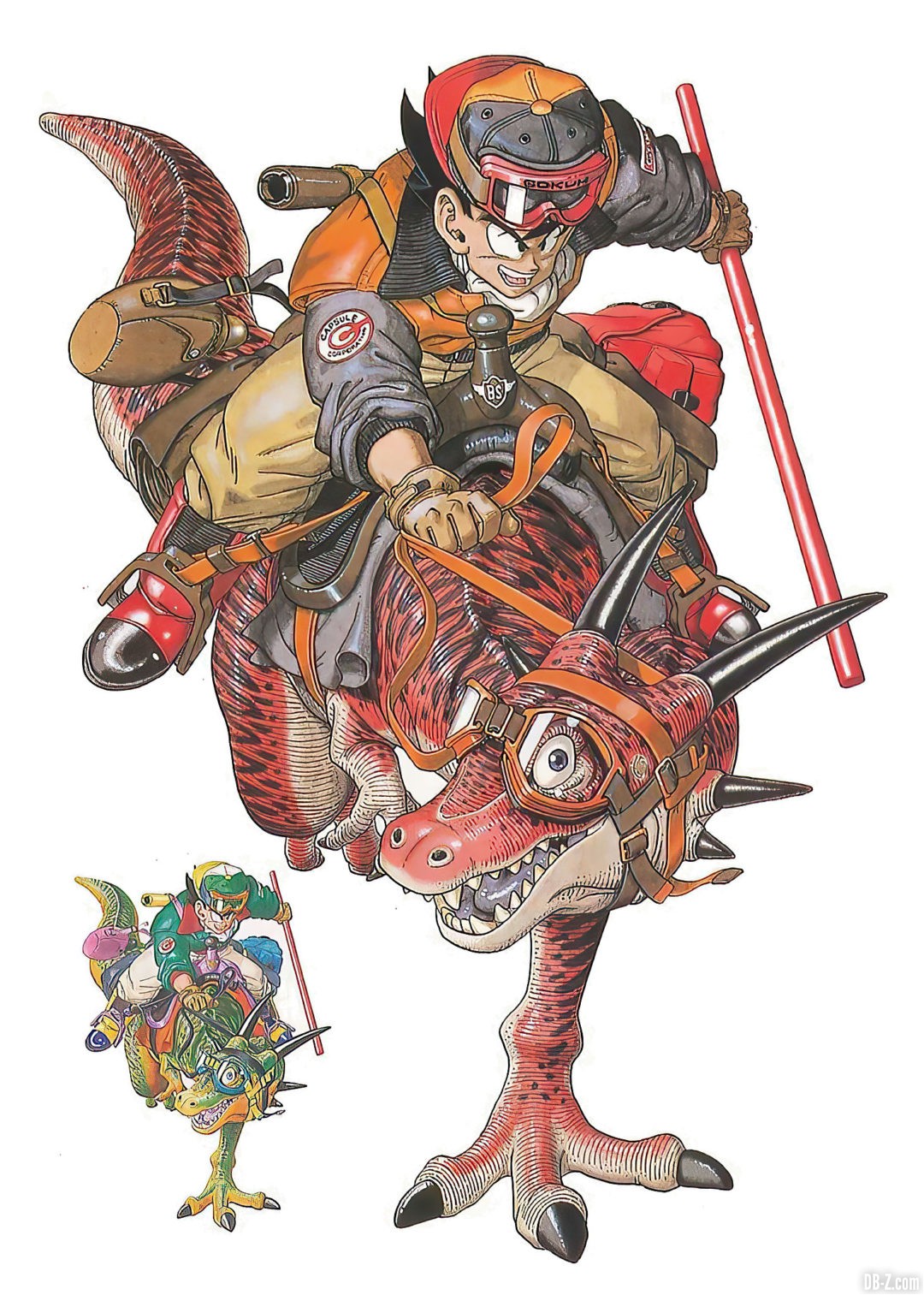 Goku-et-son-dinosaure-Akira-Toriyama-The-World-1