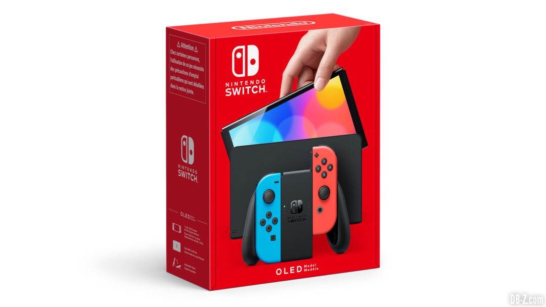 Nintendo-Switch-PRO-OLED-Rouge-Bleu