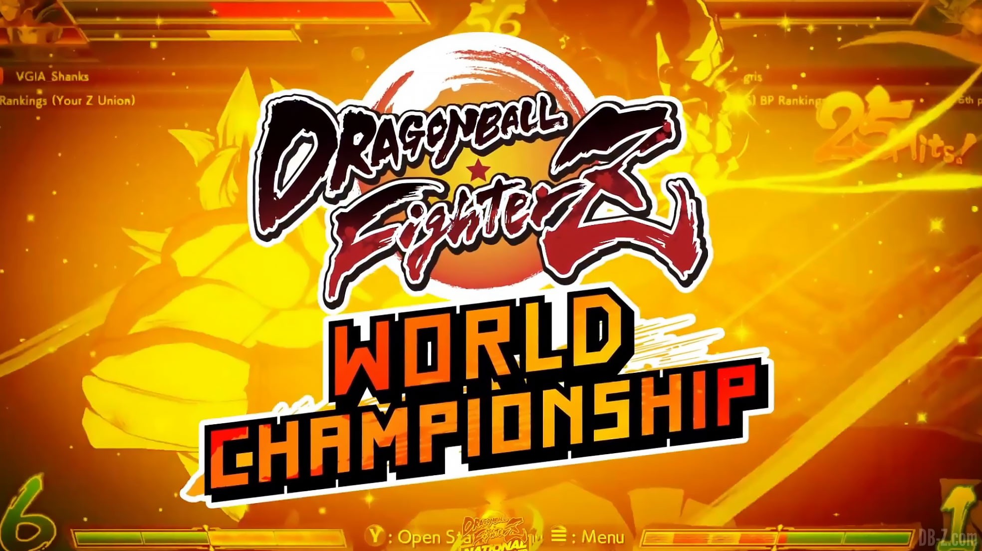 Dragon Ball FighterZ World Championship Le championnat du monde