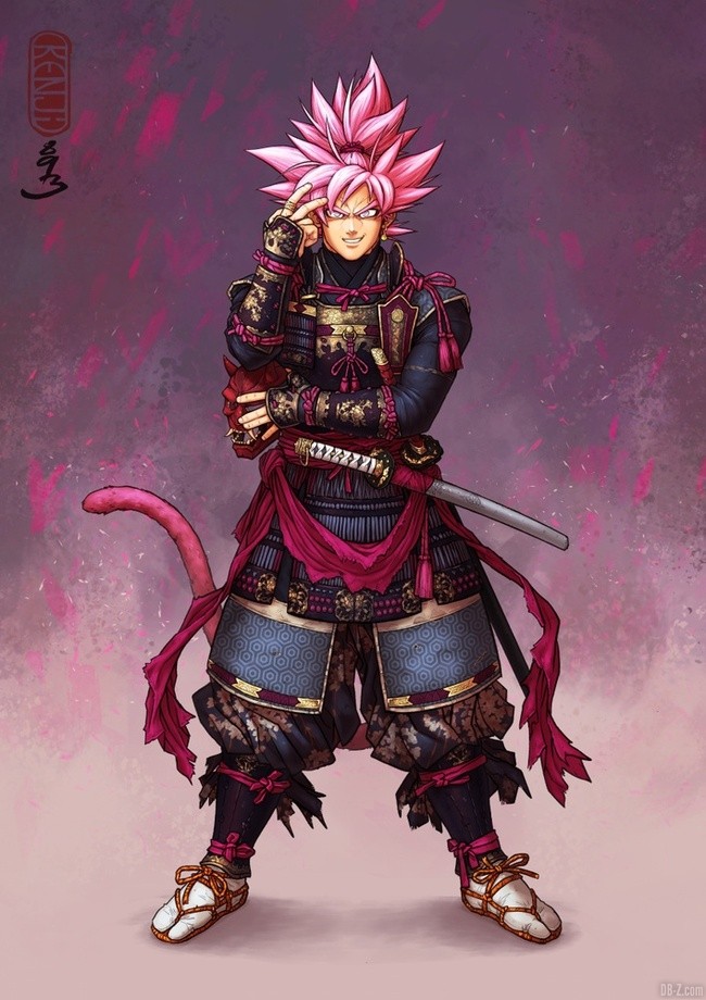 Goku Black Super Saiyan Rose Samourai