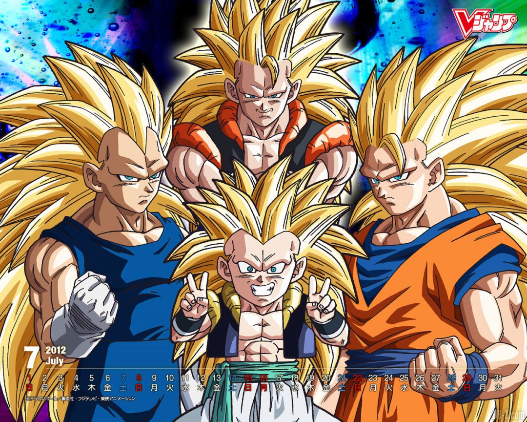 Goku Vegeta Gotenks Gogeta Super Saiyan 3