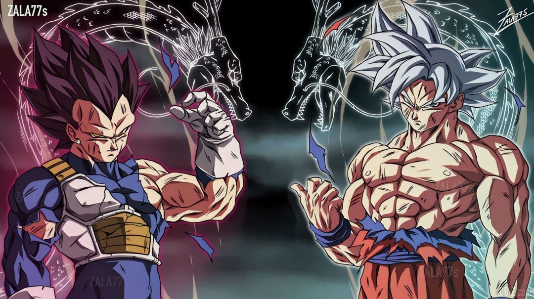 Goku ultra instinct vs vegeta ultra ego