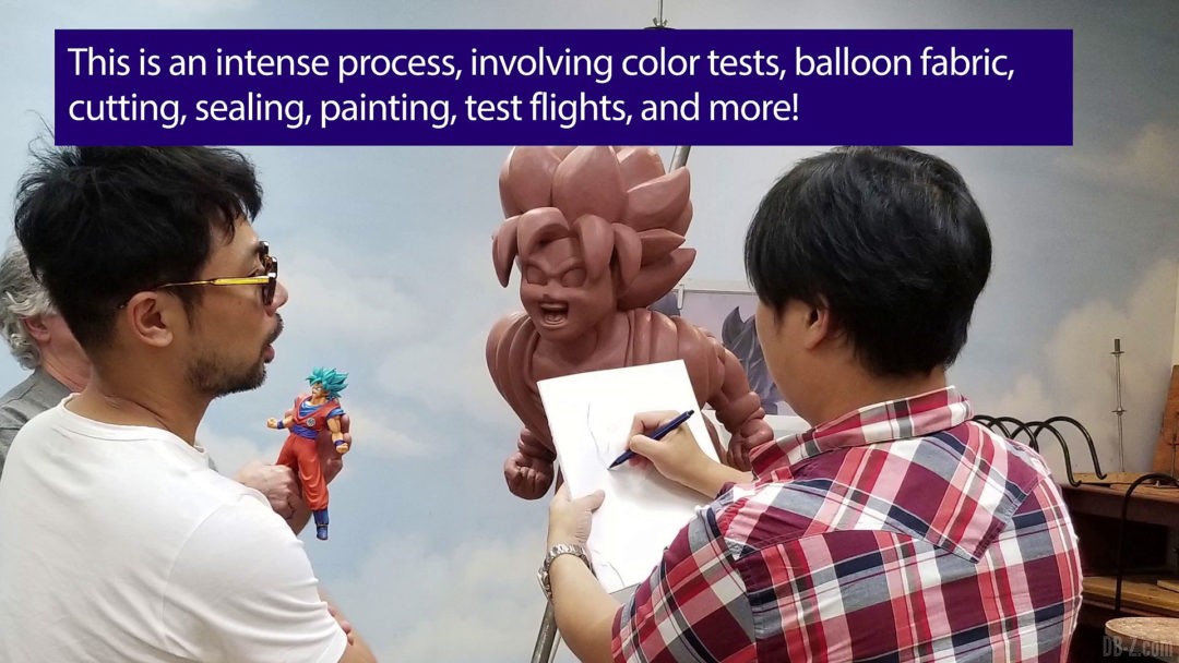 Making of Ballon Goku Thanksgiving 00009