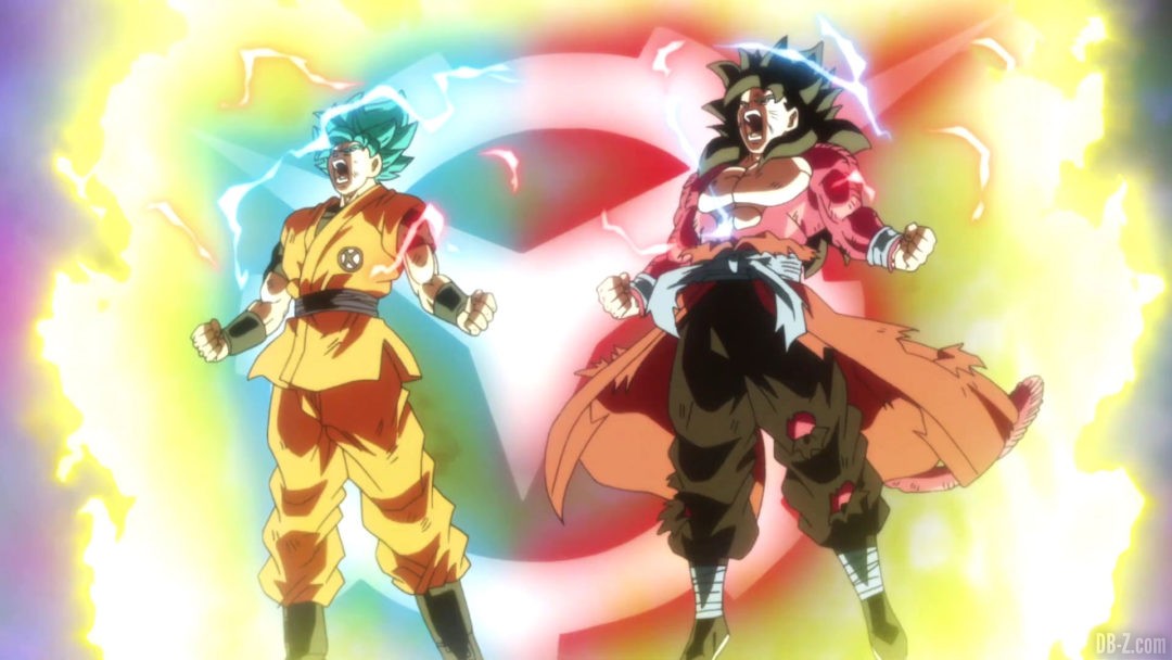 SDBH BM Episode 7 14 Goku SSB et Goku Xeno SS4 Super Full Power 4 Limit Breaker 1
