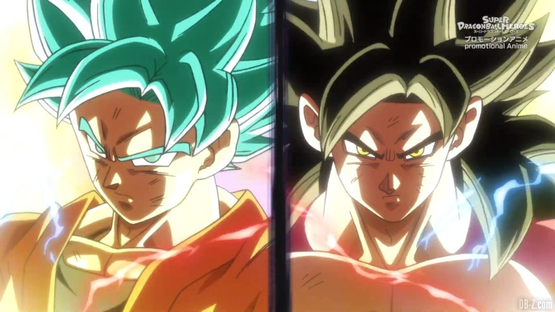 SDBH BM Episode 7 17 Goku SSB et Goku Xeno SS4 Super Full Power 4 Limit Breaker