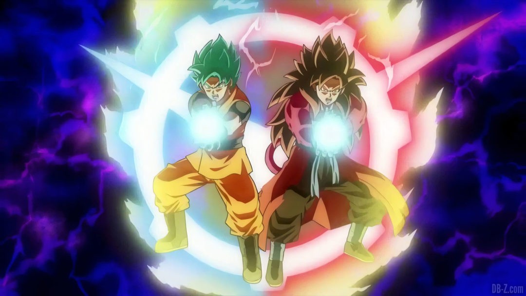 Goku SSB et Goku Xeno SS4
