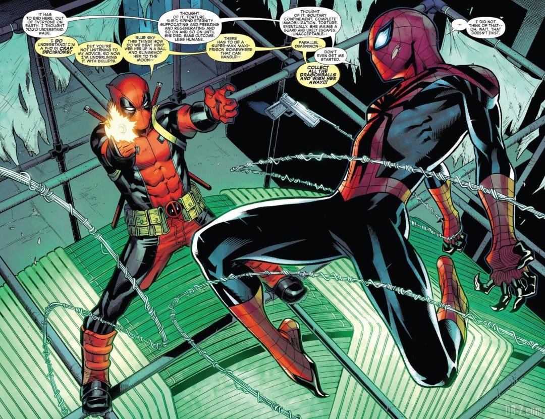 Deadpool dragon ball