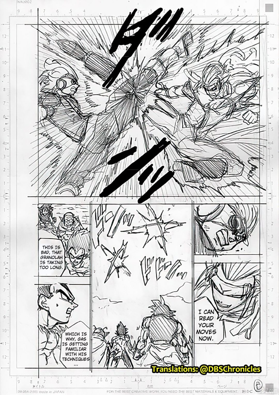 Brouillon Dragon Ball Super Chapitre 80 page 8