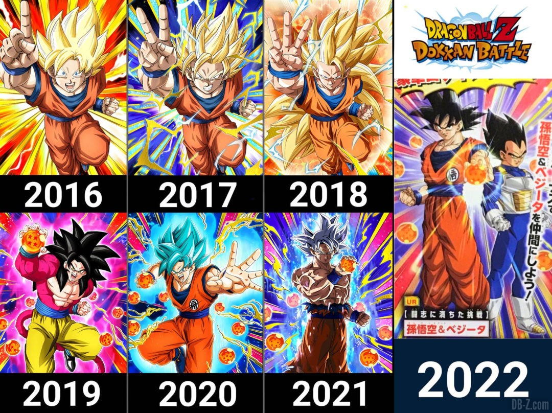 Dokkan Battl toutes les cartes anniversaires 7 ans