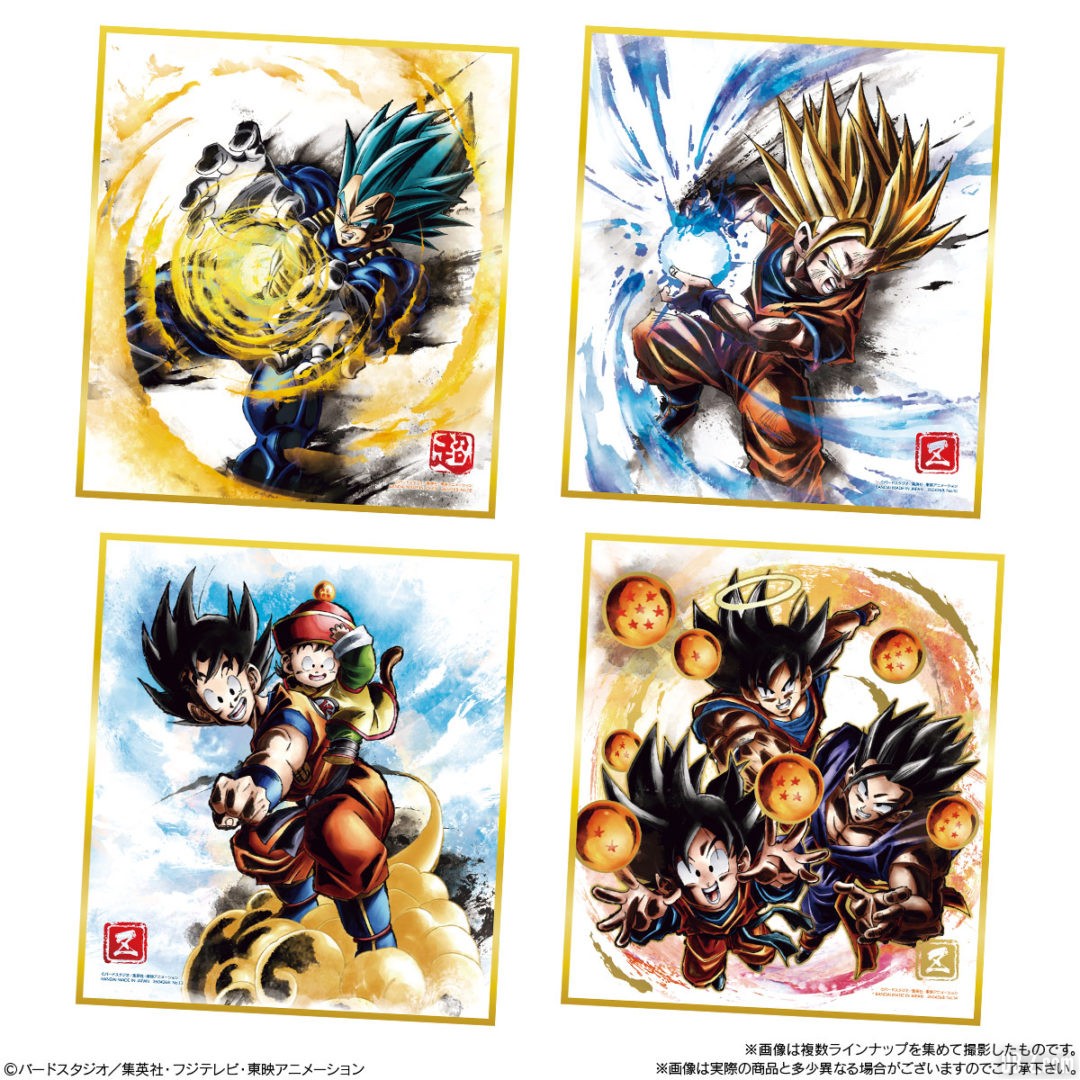 Dragon Ball Shikishi Art Raging Lot 2