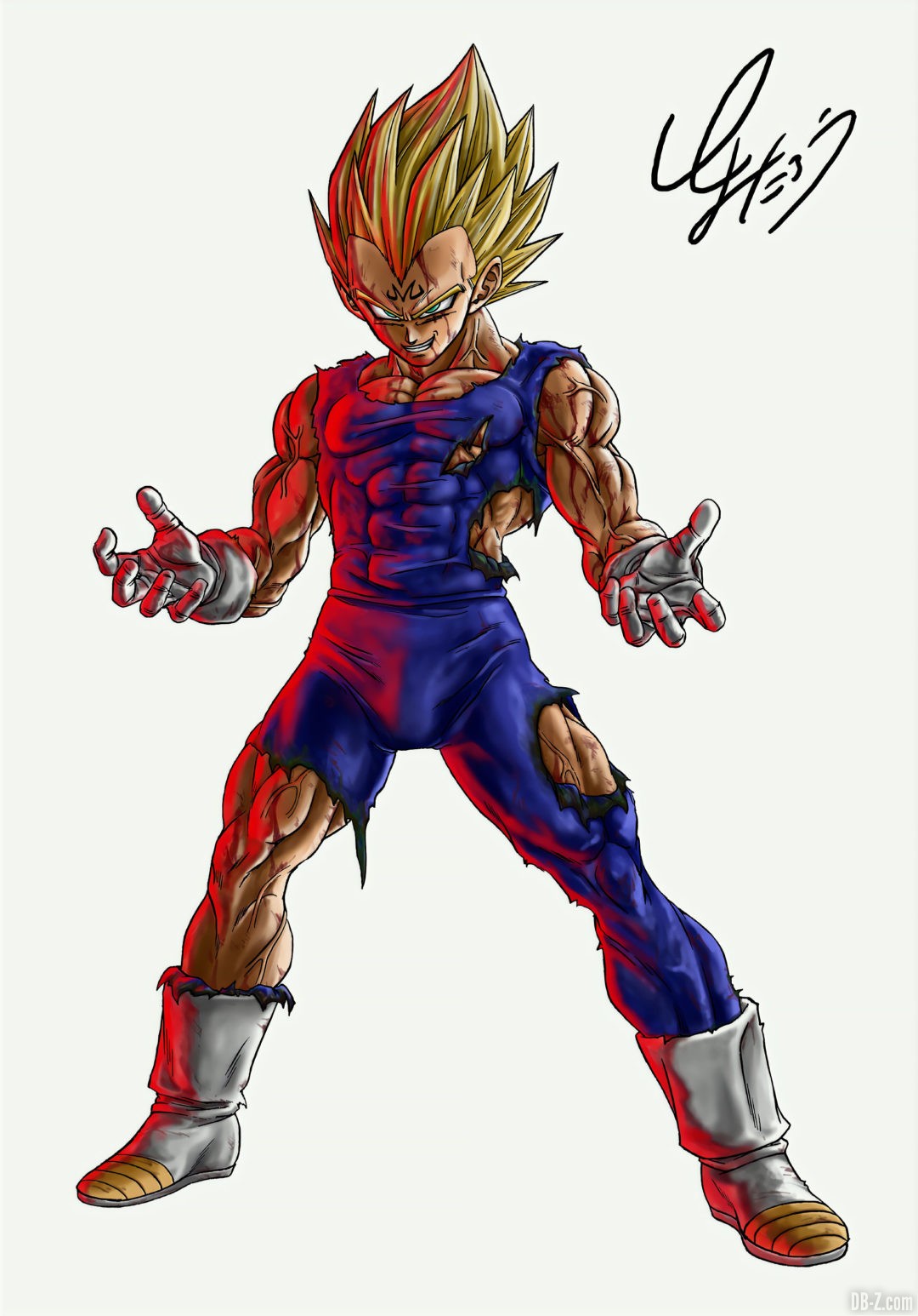 Toyotaro dessine Majin Vegeta