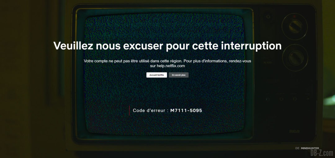 Netflix bloque compte turc