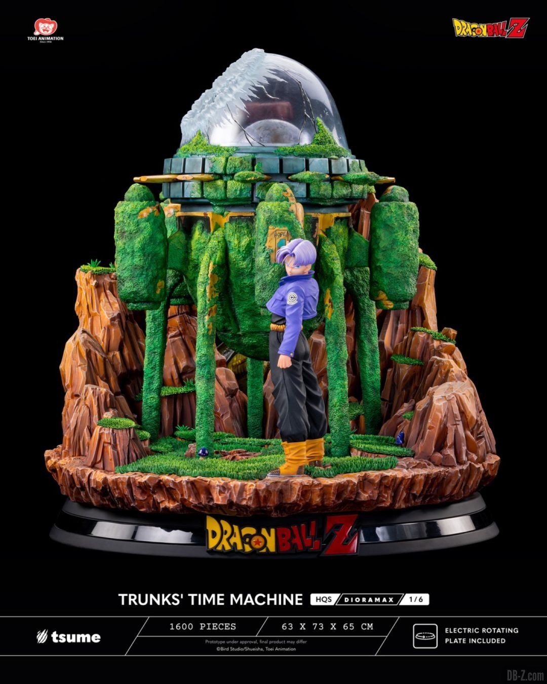 Trunks Time Machine Tsume HQS Dioramax image 1