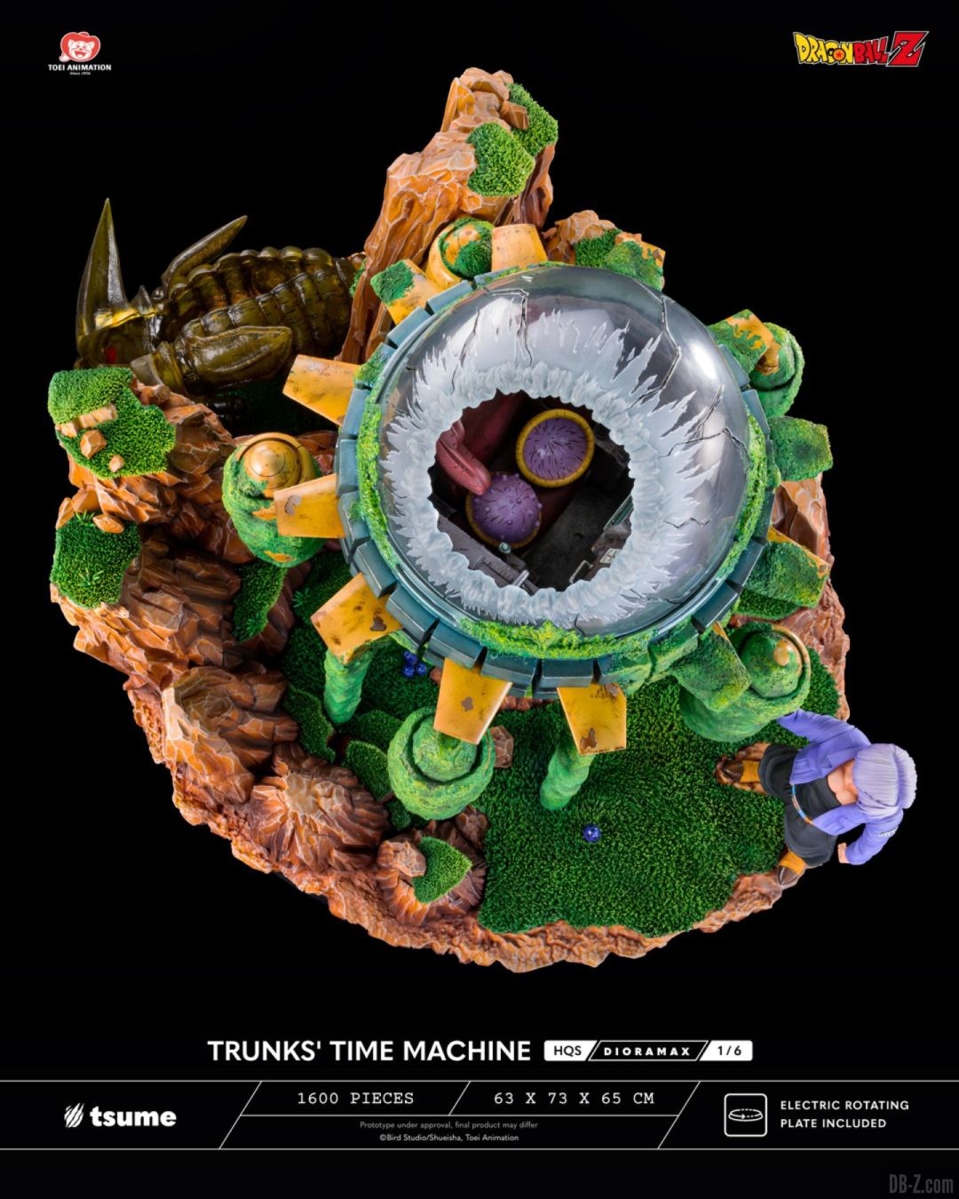 Trunks Time Machine Tsume HQS Dioramax image 18