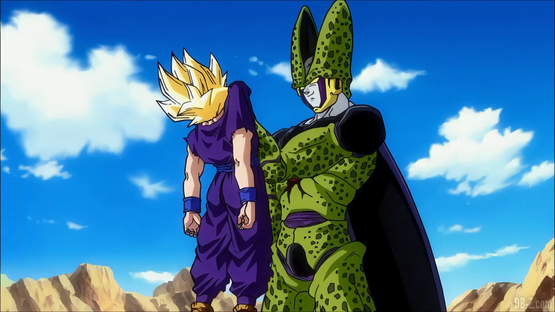 Cell Xeno bat Gohan Super Saiyan 2