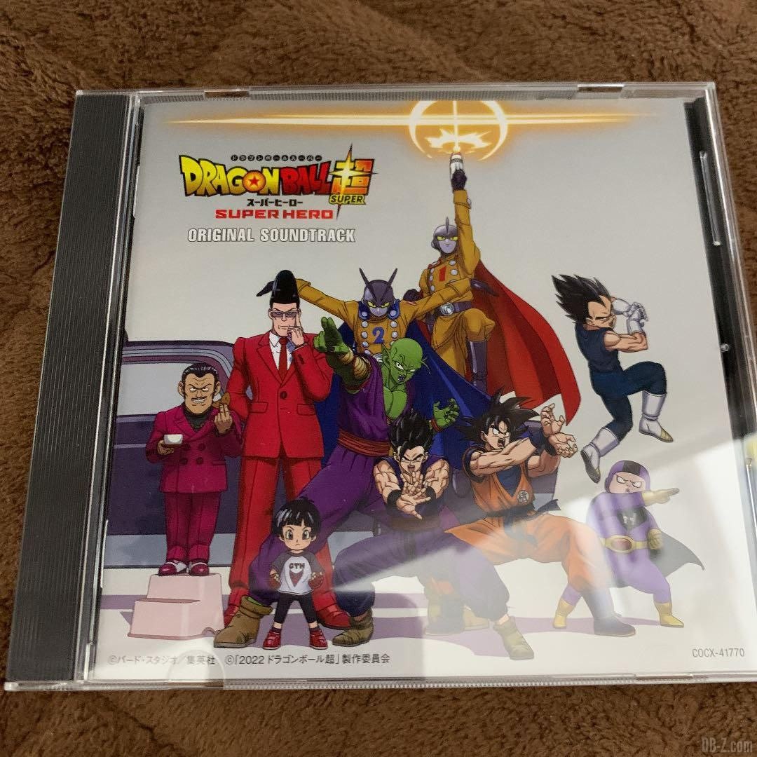 CD OST Dragon Ball Super Super HERO face
