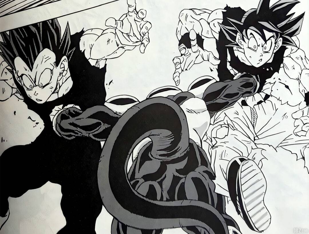 Black Freezer vs Goku Ultra Instinct et Vegeta Ultra Ego 1