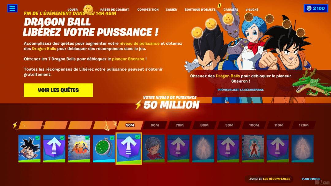 fr fortnite dragon ball power unleashed challenges 1920x1080 c6f7ad58855c