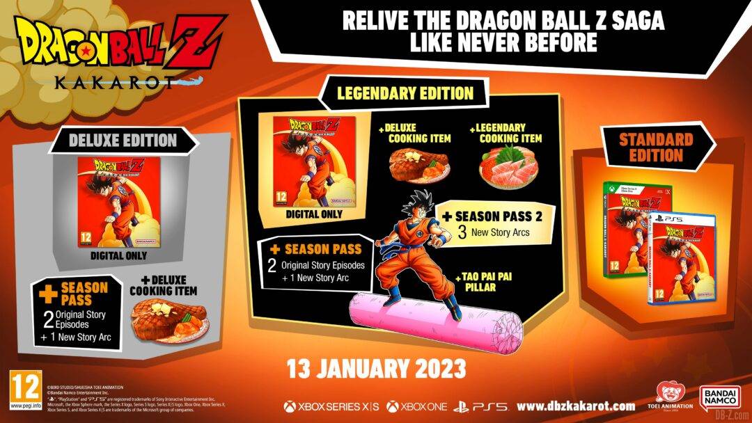 Dragon Ball Z Kakarot Edition Deluxe PS5 Xbox Series X S