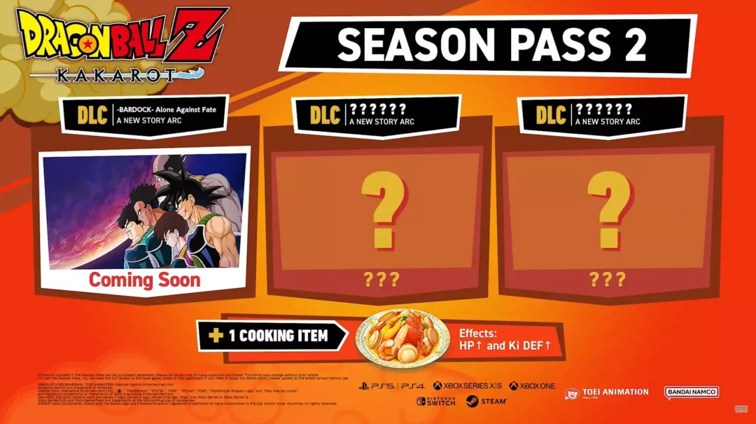 Season Pass 2 Dragon Ball Z Kakarot