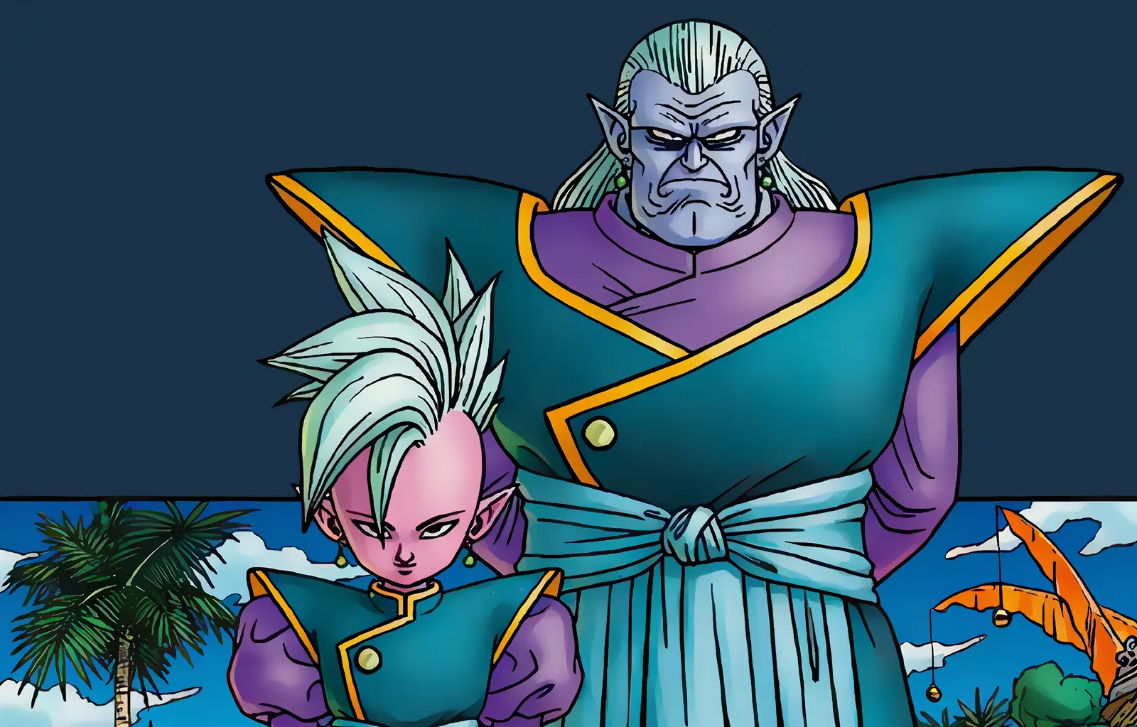 Dragon Ball Perfect Editon Scan Vf Les œuvres d'Akira Toriyama : Kaioshin et Kibito en couverture du tome