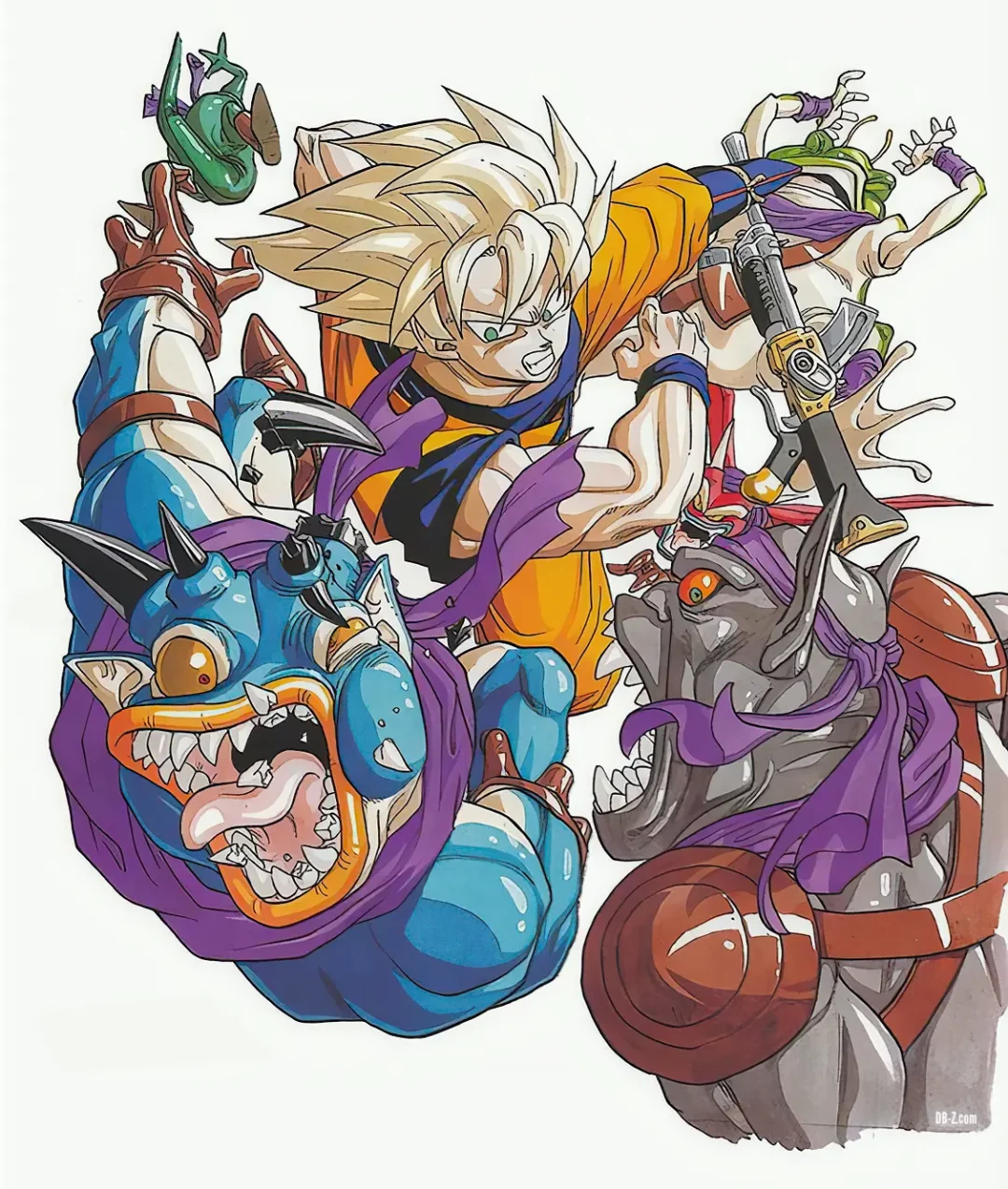 Akira Toriyama Goku Super Saiyan Plan deradication des Saiyans