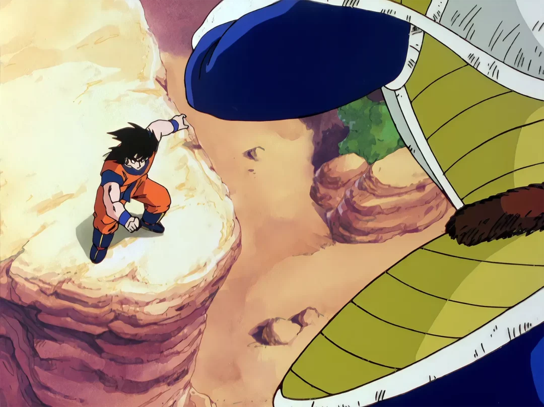 Goku fighting pose