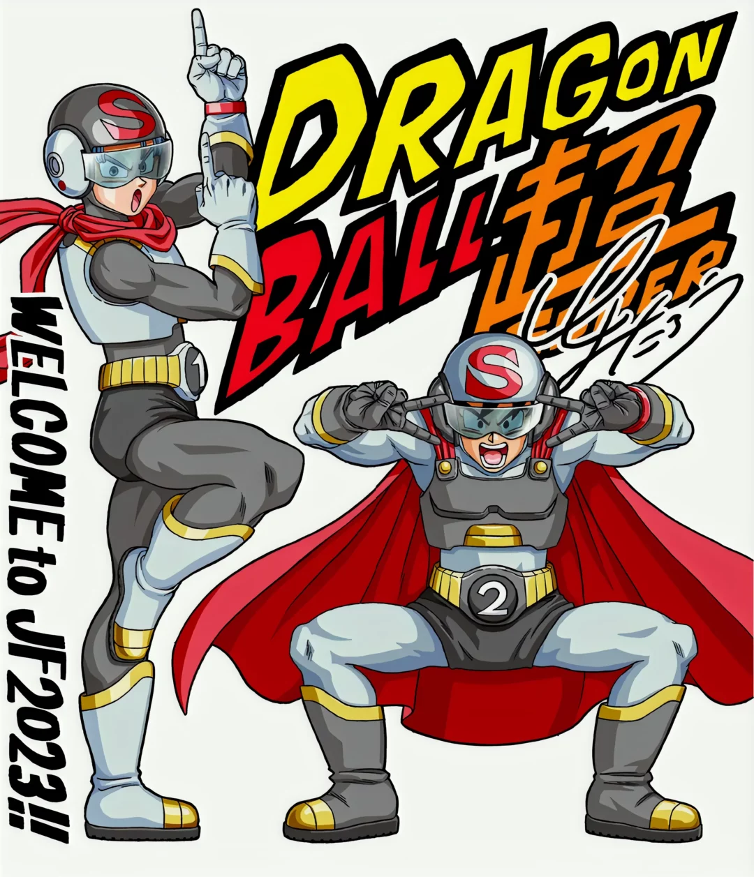 Saiyaman X1 X2 Jump Festa 2023 Toyotaro