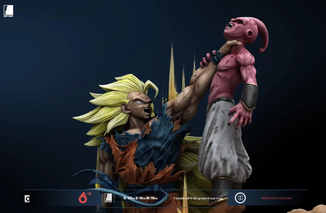 Goku vs Buu Statue resine Last Sleep