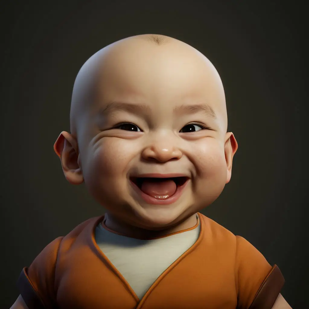 Krilin bebe en IA