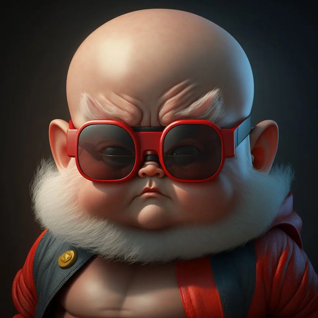 Muten Roshi bebe en IA
