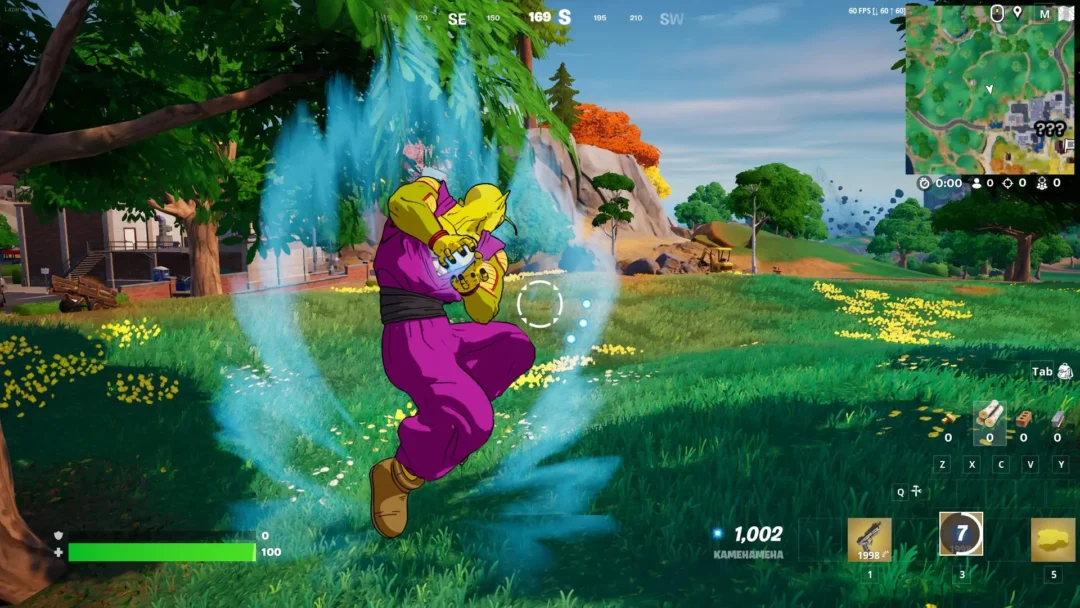 Piccolo attaque Fortnite