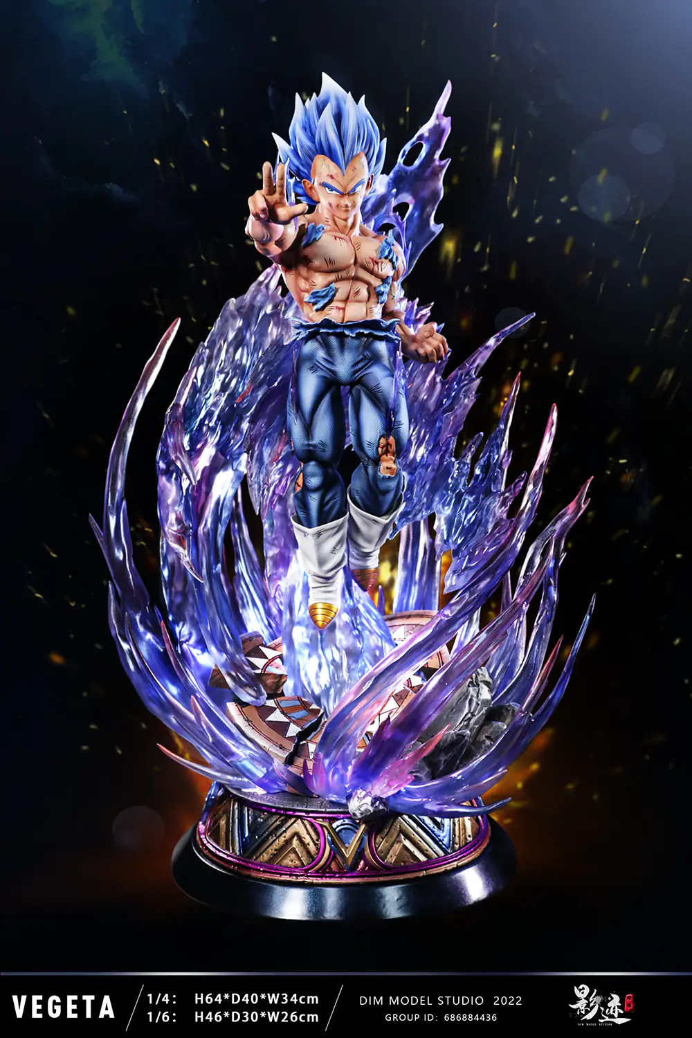 Resine Vegeta SS Blue Evolution DMS Studio 6