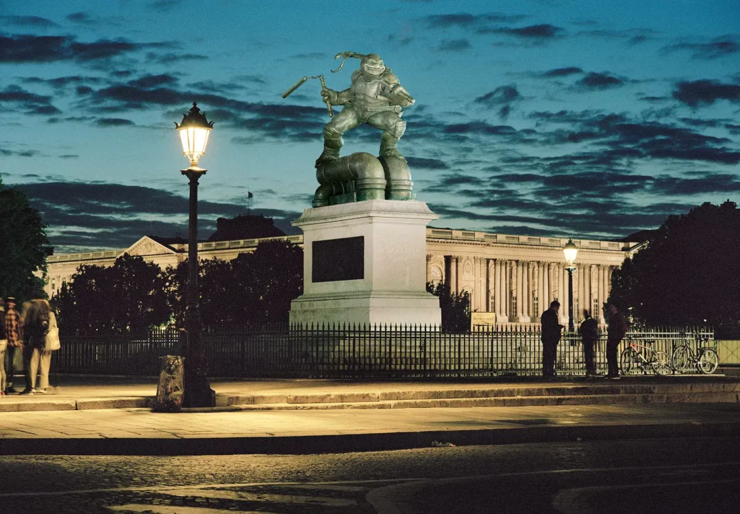 Statue Tortue Ninja Paris