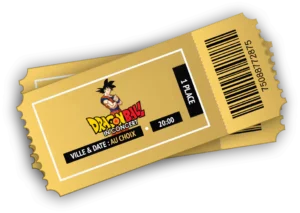 ticket dragon ball in concert