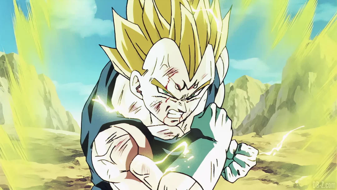 Majin Vegeta furieux